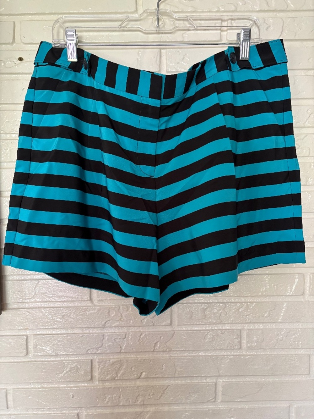 Loft Striped Dressy Shorts Size 14 NWT